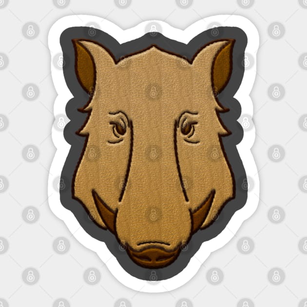 Boar Sticker by aaallsmiles